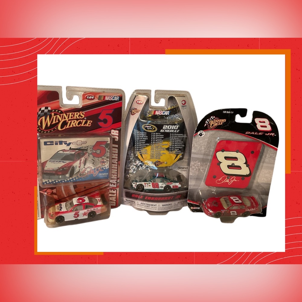 DALE EARNHARDT JR  NASCAR Die-Cast Car Trio